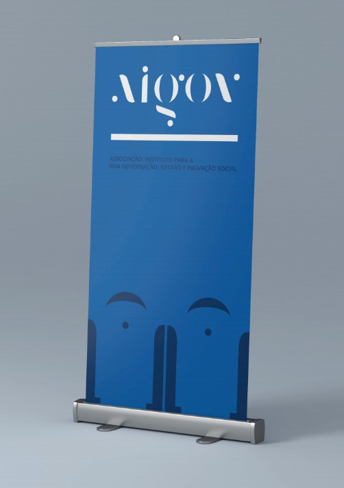 Imagem banner azul com logotipo AIGOV.